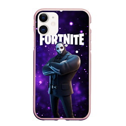 Чехол iPhone 11 матовый Fortnite Henchman Shadow, цвет: 3D-светло-розовый