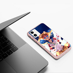 Чехол iPhone 11 матовый SAILOR MOON, цвет: 3D-светло-розовый — фото 2