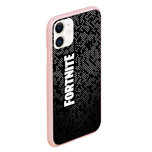 Чехол iPhone 11 матовый Fortnite Oko / 3D-Светло-розовый – фото 2