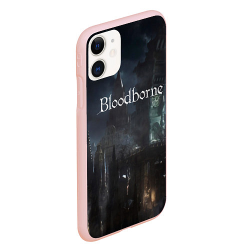 Чехол iPhone 11 матовый Bloodborne / 3D-Светло-розовый – фото 2