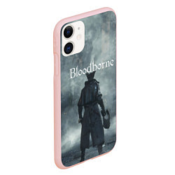 Чехол iPhone 11 матовый Bloodborne, цвет: 3D-светло-розовый — фото 2