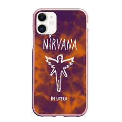 Чехол iPhone 11 матовый NIRVANA, цвет: 3D-светло-розовый