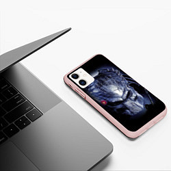 Чехол iPhone 11 матовый PREDATOR, цвет: 3D-светло-розовый — фото 2