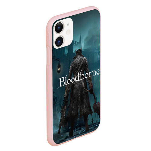 Чехол iPhone 11 матовый Bloodborne / 3D-Светло-розовый – фото 2