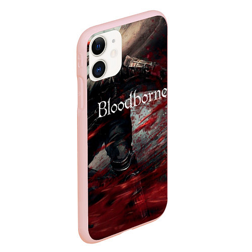 Чехол iPhone 11 матовый Bloodborne / 3D-Светло-розовый – фото 2