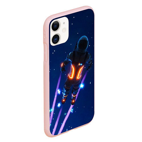 Чехол iPhone 11 матовый Dark Voyager / 3D-Светло-розовый – фото 2