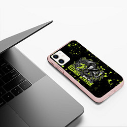 Чехол iPhone 11 матовый Самурай Z, цвет: 3D-светло-розовый — фото 2