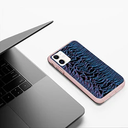 Чехол iPhone 11 матовый JOY DIVISION, цвет: 3D-светло-розовый — фото 2