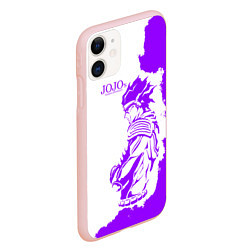 Чехол iPhone 11 матовый JoJo Bizarre Adventure, цвет: 3D-светло-розовый — фото 2