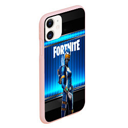 Чехол iPhone 11 матовый FORTNITE, цвет: 3D-светло-розовый — фото 2
