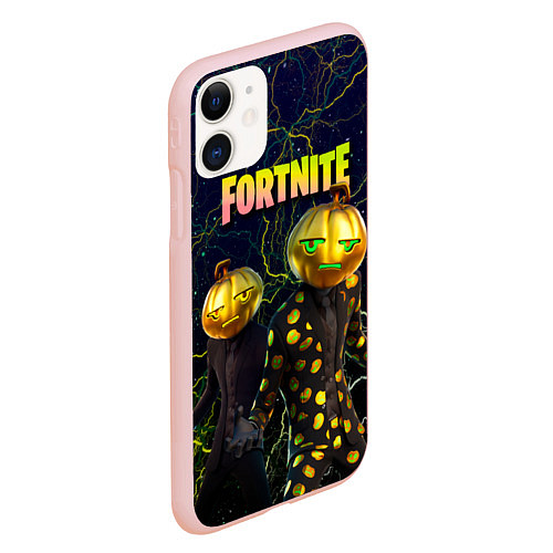 Чехол iPhone 11 матовый Fortnite Jack Gourdon / 3D-Светло-розовый – фото 2
