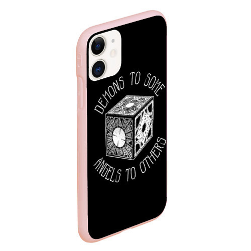 Чехол iPhone 11 матовый Lemarshans box / 3D-Светло-розовый – фото 2
