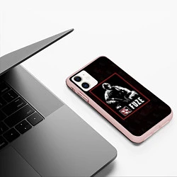 Чехол iPhone 11 матовый Fuze, цвет: 3D-светло-розовый — фото 2