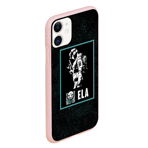 Чехол iPhone 11 матовый Ela / 3D-Светло-розовый – фото 2