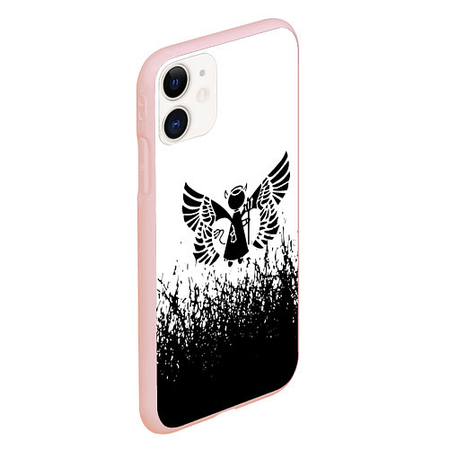 Чехол iPhone 11 матовый Placebo / 3D-Светло-розовый – фото 2