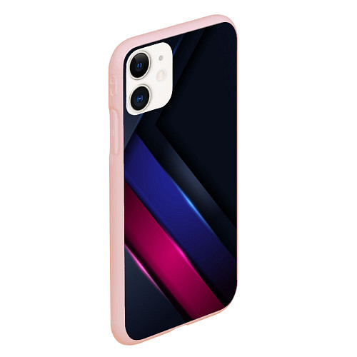 Чехол iPhone 11 матовый Sport style 3d / 3D-Светло-розовый – фото 2