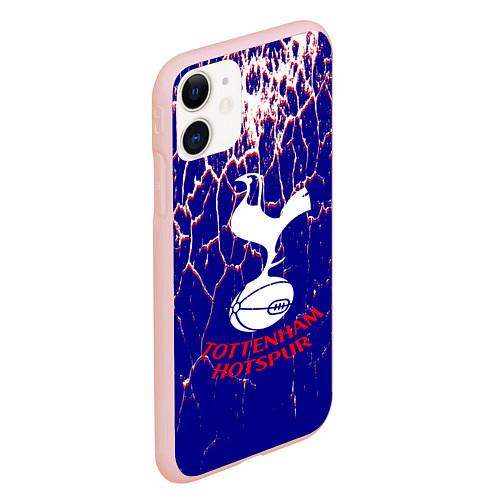 Чехол iPhone 11 матовый Tottenham / 3D-Светло-розовый – фото 2