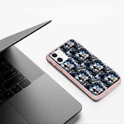 Чехол iPhone 11 матовый SPORT, цвет: 3D-светло-розовый — фото 2