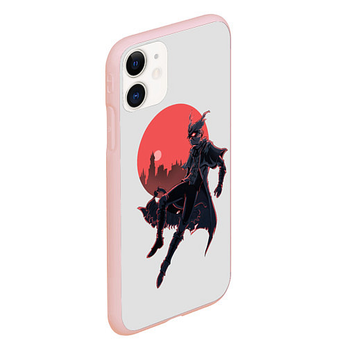Чехол iPhone 11 матовый Hunter / 3D-Светло-розовый – фото 2