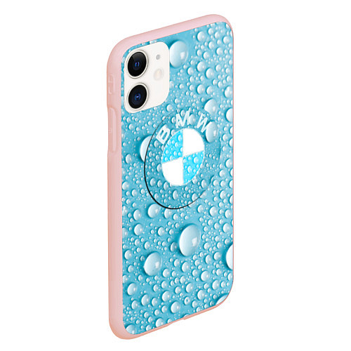 Чехол iPhone 11 матовый BMW STORM / 3D-Светло-розовый – фото 2