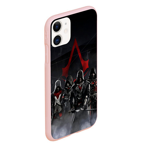 Чехол iPhone 11 матовый All Assassins / 3D-Светло-розовый – фото 2