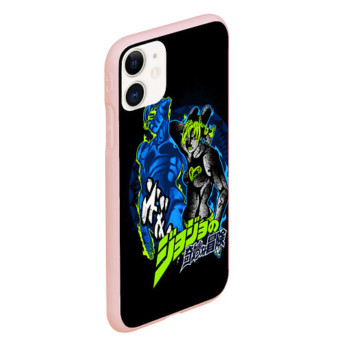 Чехол iPhone 11 матовый Джолин Куджо, JoJos Bizarre Adventure / 3D-Светло-розовый – фото 2