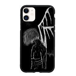 Чехол iPhone 11 матовый Dead Ghoul, цвет: 3D-черный