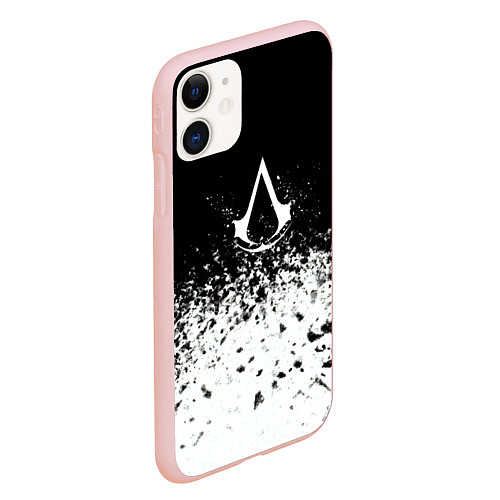 Чехол iPhone 11 матовый Assassins creed ассасины / 3D-Светло-розовый – фото 2