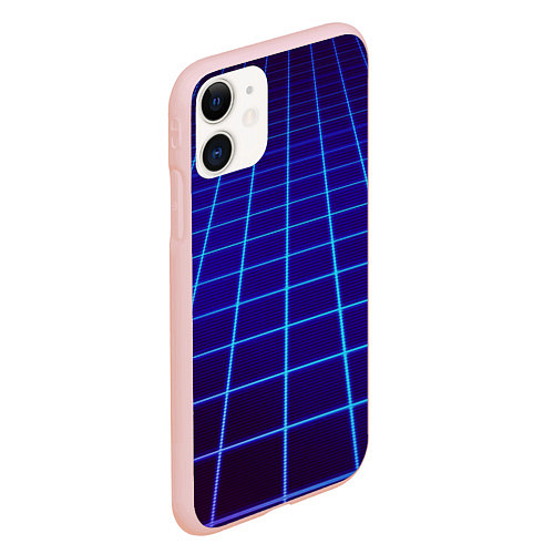 Чехол iPhone 11 матовый NEON 3D WORLD / 3D-Светло-розовый – фото 2