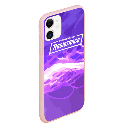 Чехол iPhone 11 матовый ФОРТНАЙТ ГЛАВА 3 СЕЗОН 2 / 3D-Светло-розовый – фото 2