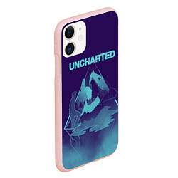 Чехол iPhone 11 матовый Uncharted Арт, цвет: 3D-светло-розовый — фото 2