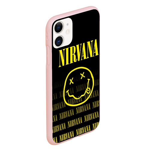 Чехол iPhone 11 матовый Smile Nirvana / 3D-Светло-розовый – фото 2