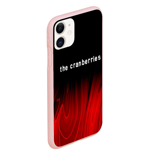 Чехол iPhone 11 матовый The Cranberries Red Plasma / 3D-Светло-розовый – фото 2