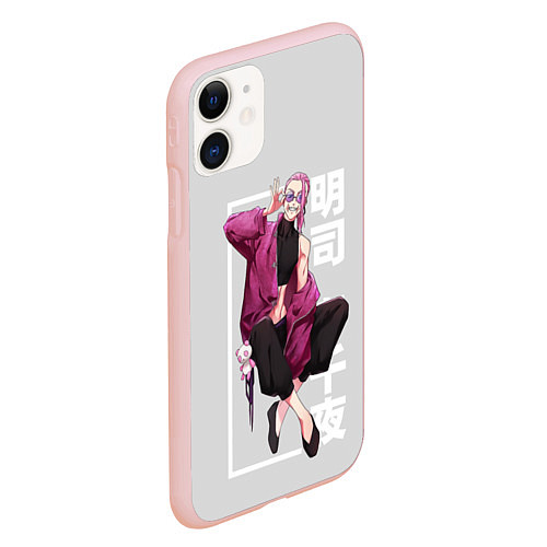 Чехол iPhone 11 матовый Akashi Haruchiyo TR / 3D-Светло-розовый – фото 2