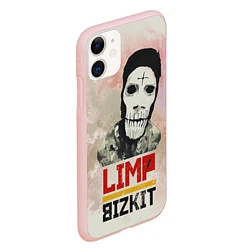 Чехол iPhone 11 матовый Limp Bizkit, цвет: 3D-светло-розовый — фото 2