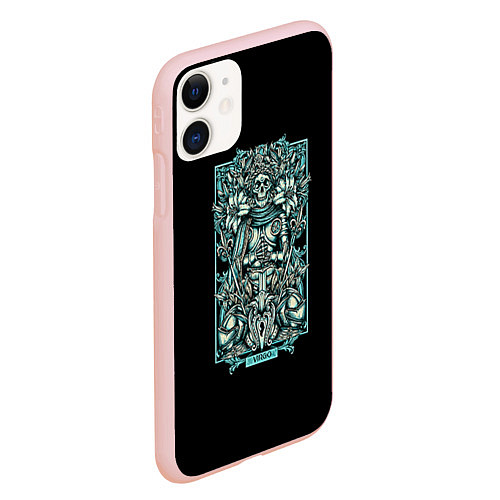 Чехол iPhone 11 матовый Дева / 3D-Светло-розовый – фото 2