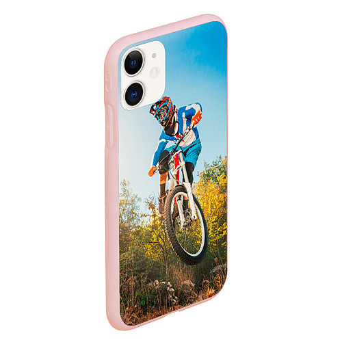 Чехол iPhone 11 матовый МТБ / 3D-Светло-розовый – фото 2