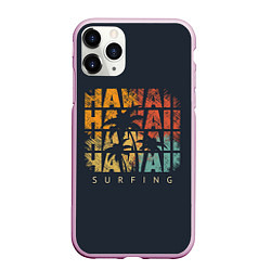 Чехол iPhone 11 Pro матовый Hawaii Surfing