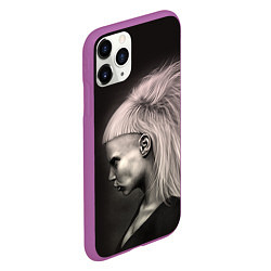 Чехол iPhone 11 Pro матовый Die Antwoord GIrl, цвет: 3D-фиолетовый — фото 2