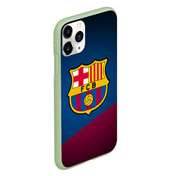 Чехол iPhone 11 Pro матовый FCB Barcelona, цвет: 3D-салатовый — фото 2