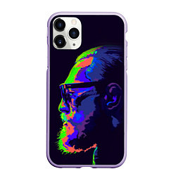 Чехол iPhone 11 Pro матовый McGregor Neon, цвет: 3D-светло-сиреневый