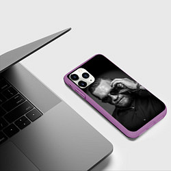 Чехол iPhone 11 Pro матовый Стильный Макгрегор, цвет: 3D-фиолетовый — фото 2