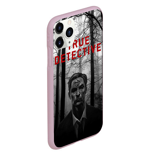 Чехол iPhone 11 Pro матовый True Detective: Blackwood / 3D-Розовый – фото 2