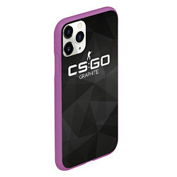 Чехол iPhone 11 Pro матовый CS:GO Graphite, цвет: 3D-фиолетовый — фото 2