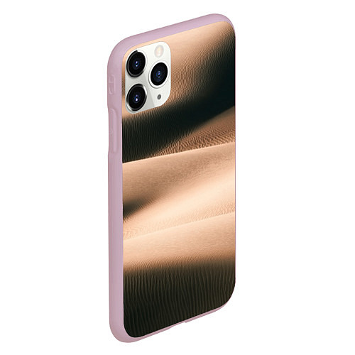 Чехол iPhone 11 Pro матовый Барханы / 3D-Розовый – фото 2