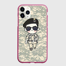 Чехол iPhone 11 Pro матовый Song Joong Ki: Camo