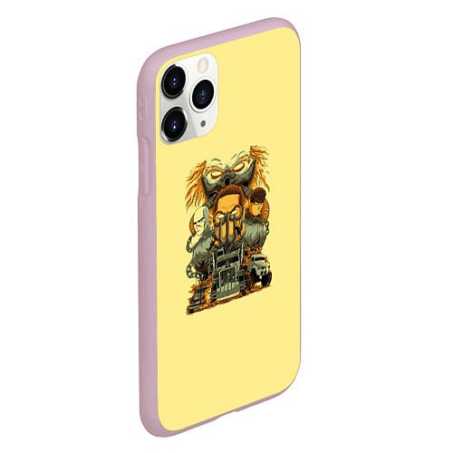 Чехол iPhone 11 Pro матовый Mad Max / 3D-Розовый – фото 2