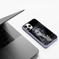 Чехол iPhone 11 Pro матовый Vikings: Ladgerda, цвет: 3D-светло-сиреневый — фото 2
