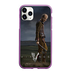 Чехол iPhone 11 Pro матовый Vikings: Floki, цвет: 3D-фиолетовый