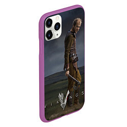 Чехол iPhone 11 Pro матовый Vikings: Floki, цвет: 3D-фиолетовый — фото 2